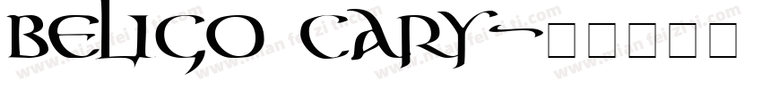 Beligo cary字体转换